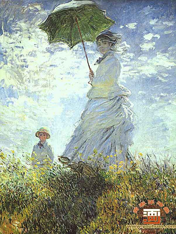 ꖂŮWoman with a Parasol_˄ڵ¡ĪͮƷp